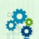Graphic representing a simplified process with an intuitive user interface
